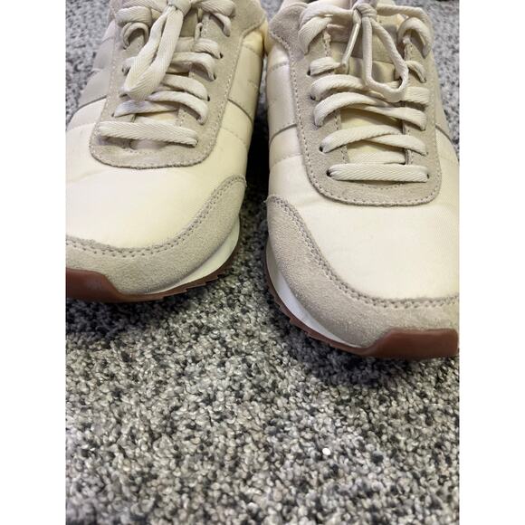 KIZIK Milan Step-In Shoes/Snakers, Men’s 9.5 W’s 11, EXCELLENT Bone/Cream - Picture 3 of 12